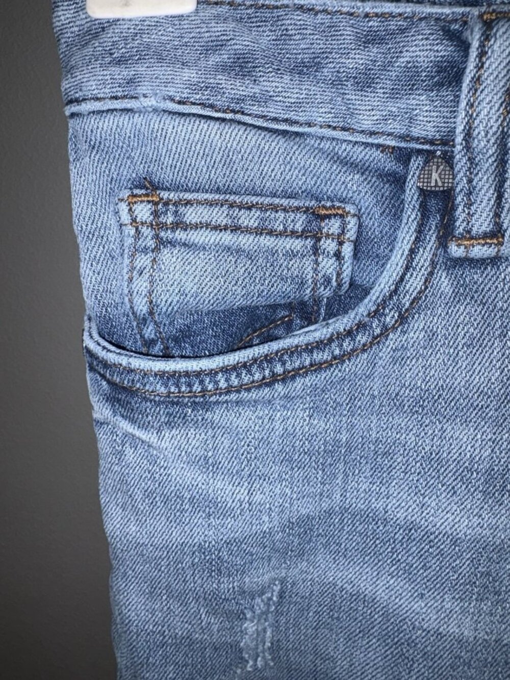 Kut from the Kloth Women's Straight Ankle Jeans Size 6 Button Fly - Picture 5 of 12